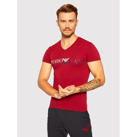 Emporio Armani Underwear T-Shirt 110810 0A516 02475 Czerwony Slim Fit XL MODIVO