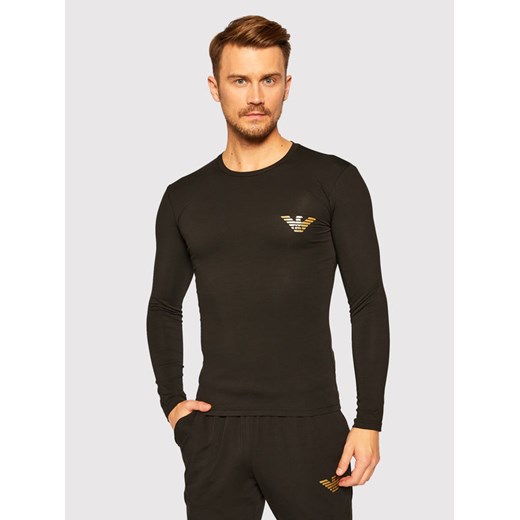 Emporio Armani Underwear Longsleeve 111023 0A526 00020 Czarny Slim Fit XL MODIVO
