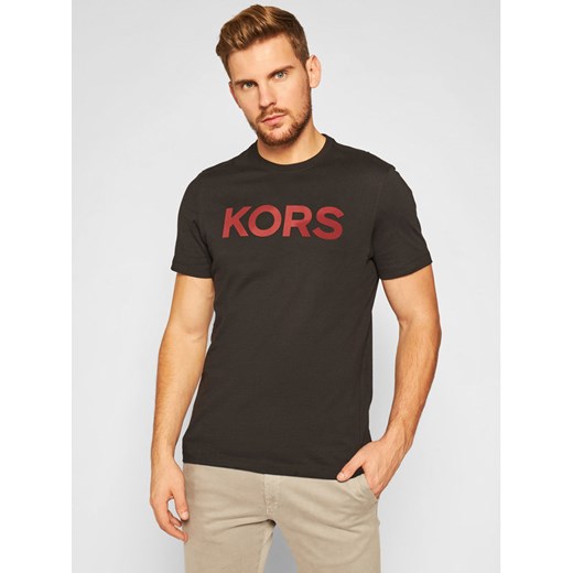 MICHAEL Michael Kors T-Shirt Logo CF05JW6FV4 Czarny Regular Fit Michael Michael Kors M MODIVO