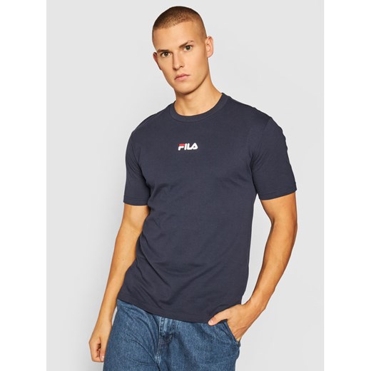 Fila T-Shirt Sayer 687990 Granatowy Regular Fit Fila XL promocyjna cena MODIVO