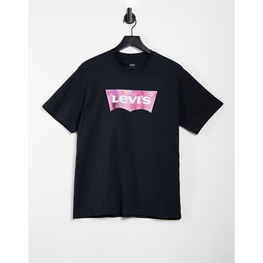 Levi's – Czarny luźny T-shirt z cieniowanym logo XL Asos Poland