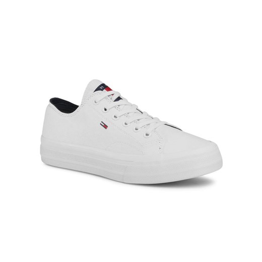 Tommy Jeans Tenisówki Long Lace Up Vulc EM0EM00486 Biały Tommy Jeans 41 promocja MODIVO