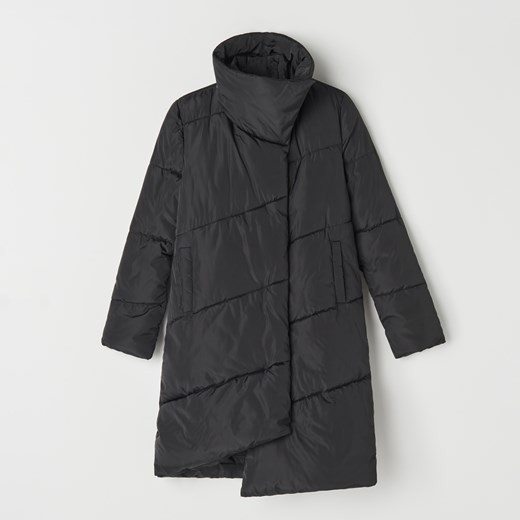 Mohito - Asymetryczny płaszcz Eco Aware - Czarny Mohito 36 Mohito