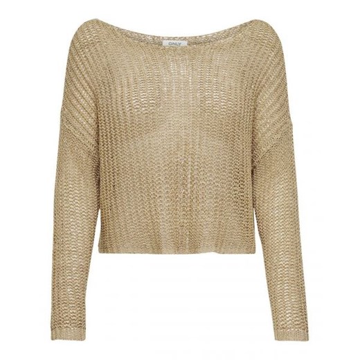 Only Sweter Kobieta - WH7-Francisca_L_S_Pullover_KNT_155 - Złoty M Italian Collection Worldwide