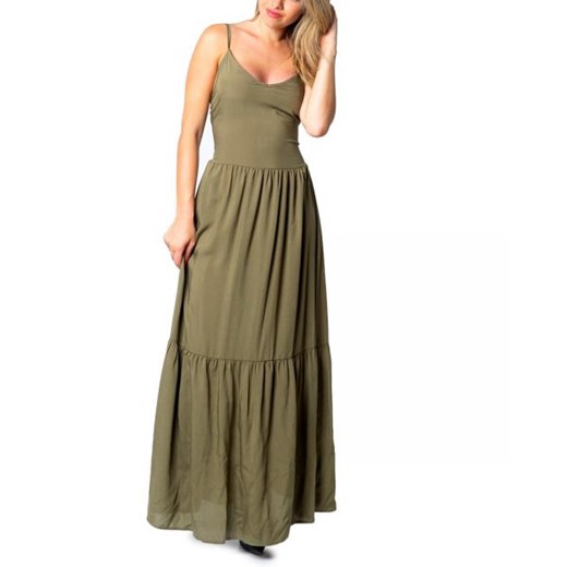 One.0 Sukienka Kobieta - WH7-TINTA_UNITA_149 - Zielony One.0 S Italian Collection Worldwide