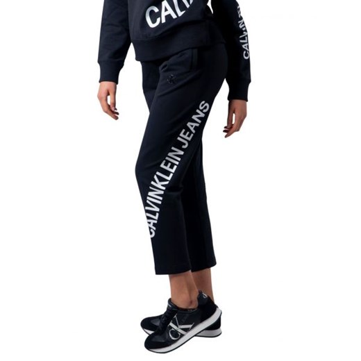 Calvin Klein Jeans Spodnie Kobieta - Stretch Innovation Jogg - Czarny XS Italian Collection Worldwide