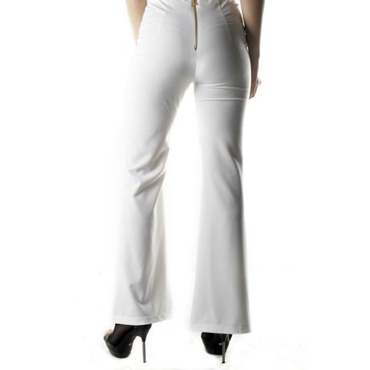 Sexy Woman Spodnie Kobieta - WH4-J3245 - Biały Sexy Woman S Italian Collection Worldwide