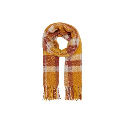 Only Szalik Kobieta - JANET WEAVED SCARF - Musztardowy UNICA Italian Collection Worldwide