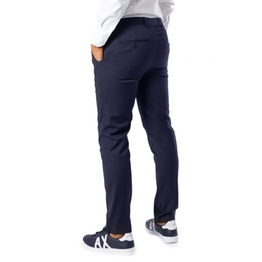 Selected Spodnie Mężczyzna - WH7-Mylobill_Navy_Trouser_B_Noos_10 - Niebieski 44 Italian Collection Worldwide