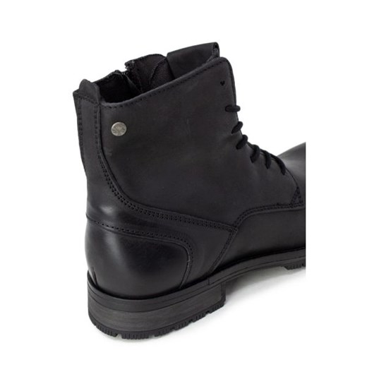Jack Jones Mężczyzna Boots - WH7-Orca_Leather_Anthracite_19_STS_153 - Czarny Jack Jones 45 Italian Collection Worldwide