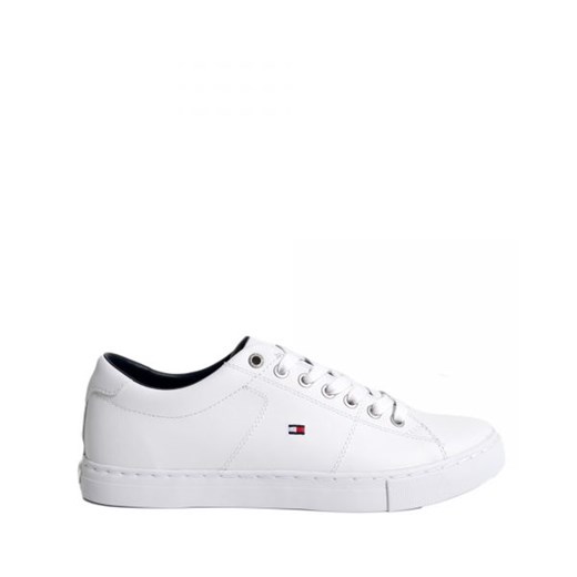 Tommy Hilfiger Mężczyzna Sneakers - WH7-Essential_Leather_8 - Biały Tommy Hilfiger 46 Italian Collection Worldwide
