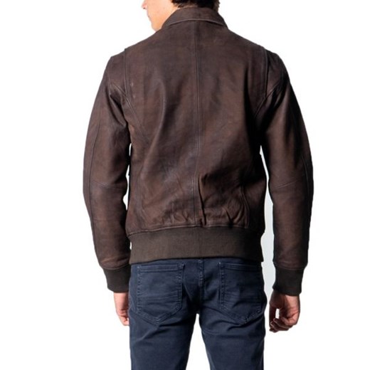 Only & Sons Kurtka Mężczyzna - LAUST LEATHER JACKET  - Brązowy Only & Sons XXL Italian Collection Worldwide