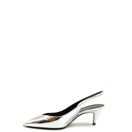 Saint Laurent Kobieta Sandals -  - Srebrny Saint Laurent 40 Italian Collection Worldwide