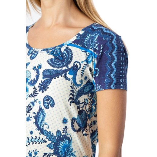 Desigual T-shirt Kobieta - WH7-Ts_Melian_10 - Niebieski Desigual M Italian Collection Worldwide