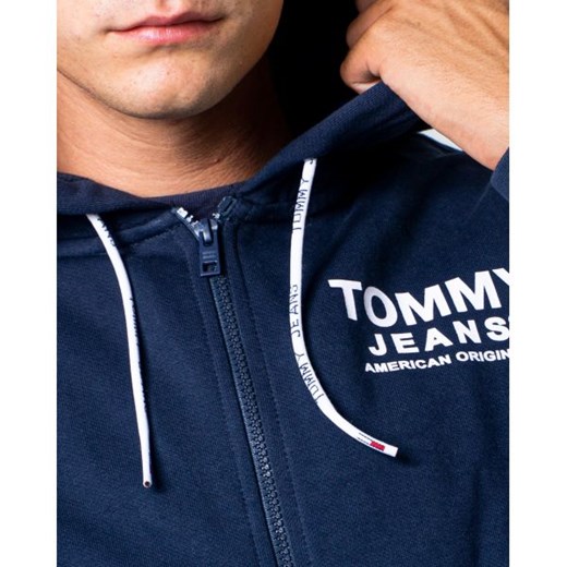 Tommy Hilfiger Bluza Mężczyzna - ESSENTIAL GRAPHIC ZIP THROUGH - Niebieski Tommy Hilfiger M Italian Collection Worldwide