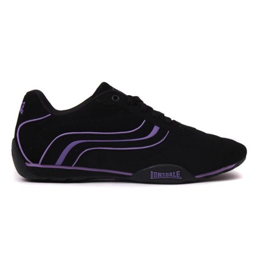 Damskie tenisówki Lonsdale czarno / fioletowe Lonsdale 38 Italian Collection Worldwide