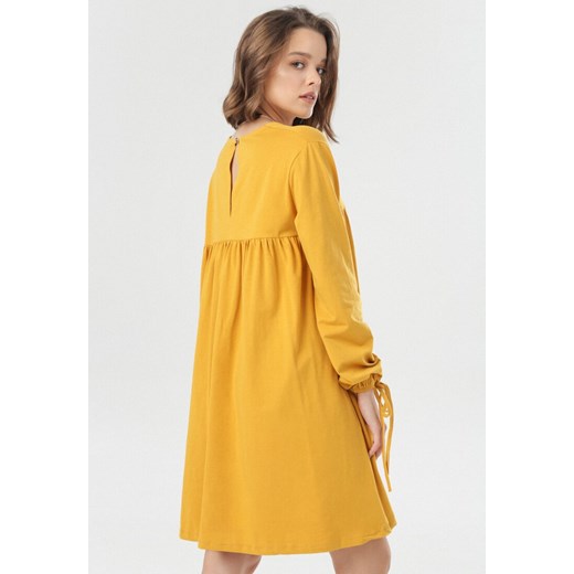 Żółta Sukienka Mirarial XL Born2be Odzież