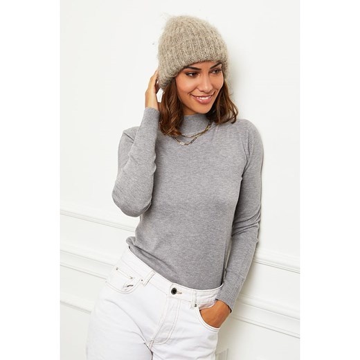 Sweter damski Soft Cashmere kaszmirowy z golfem 