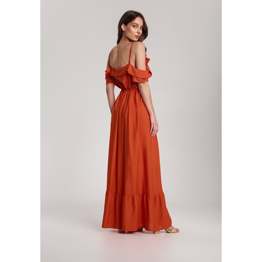 Pomarańczowa Sukienka Echodine Renee L/XL promocja Renee odzież