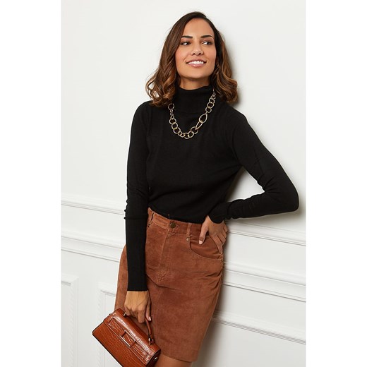 Sweter damski Soft Cashmere z golfem kaszmirowy 