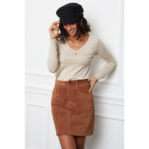 Sweter damski Soft Cashmere z dekoltem v 