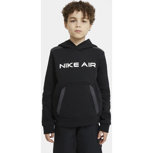 Bluza z kapturem dla dużych dzieci (chłopców) Nike Air - Czerń Nike S Nike poland