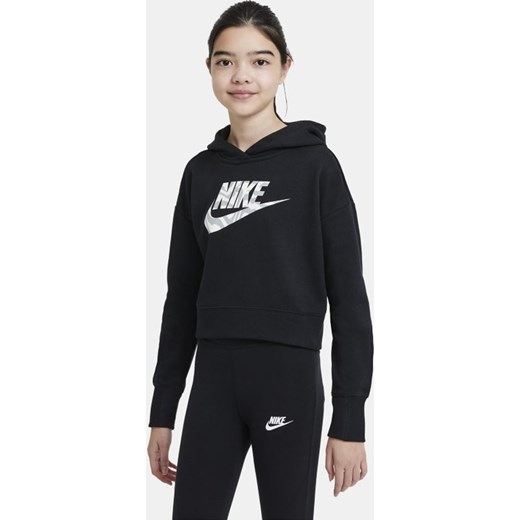 Bluza dziewczęca czarna Nike 