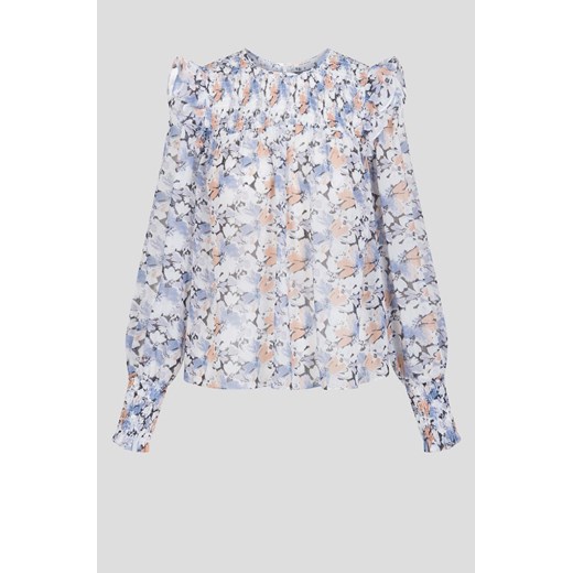 Transparentna bluzka w kwiaty 40 orsay.com