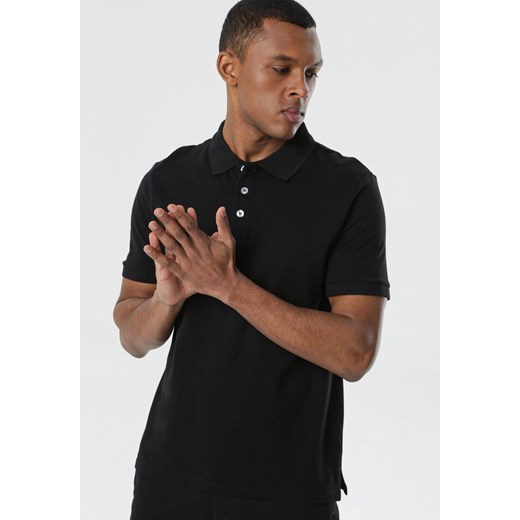 Czarna Koszulka Ashose ze sklepu Born2be Odzież w kategorii T-shirty męskie - zdjęcie 101879197