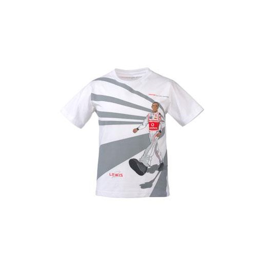 Koszulka dziecięca McLaren Animation Lewis Hamilton 2011