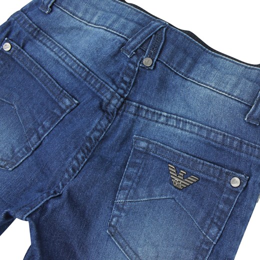 Spodnie chłopięce Emporio Armani jeansowe 