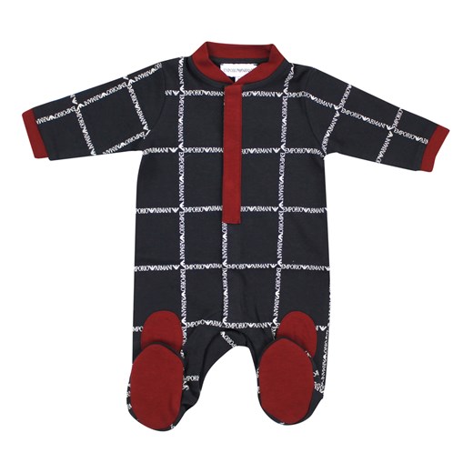 Odzież dla niemowląt Emporio Armani czarna wiosenna 