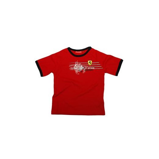 Koszulka dziecięca Ferrari Pilota Red