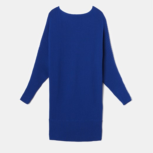Mohito - Sweter ze ściągaczem - Niebieski Mohito S Mohito wyprzedaż