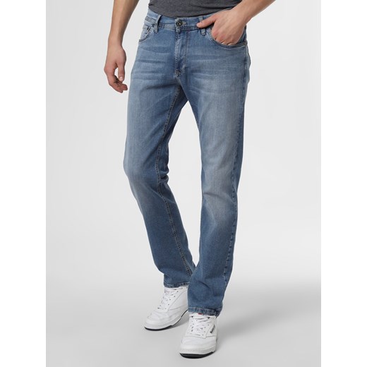 Finshley & Harding Jeansy Mężczyźni bielony jednolity ze sklepu vangraaf w kategorii Jeansy męskie - zdjęcie 102067577