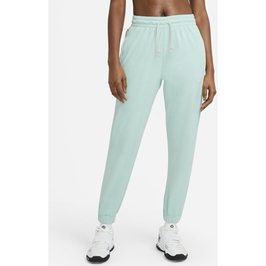 Spodnie damskie Nike w sportowym stylu niebieskie wiosenne 