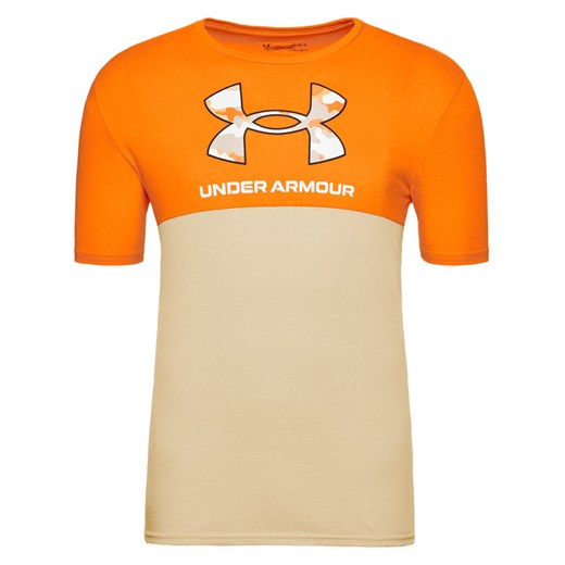 Under Armour T-Shirt Ua Camo Big Logo 1357172 Pomarańczowy Loose Fit Under Armour M MODIVO