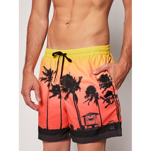 Quiksilver Szorty kąpielowe Paradise 17 EQYJV03590 Kolorowy Regular Fit Quiksilver M promocyjna cena MODIVO