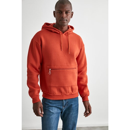 Trendyol Cinnamon Men's Hooded Regular Fit Sweatshirt Trendyol S Factcool