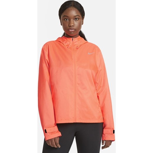 Damska kurtka do biegania z kapturem Nike Essential (duże rozmiary) - Pomarańczowy Nike 2X Nike poland