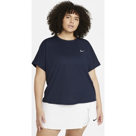 Bluzka damska Nike z krótkim rękawem z okrągłym dekoltem 