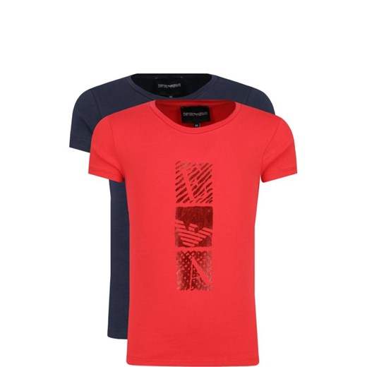 Emporio Armani T-shirt 2-pack | Regular Fit Emporio Armani 124 Gomez Fashion Store wyprzedaż