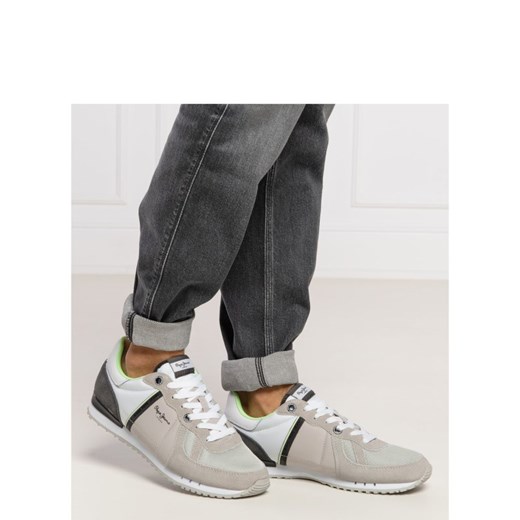Pepe Jeans London Sneakersy TINKER ZERO | z dodatkiem skóry 43 okazja Gomez Fashion Store