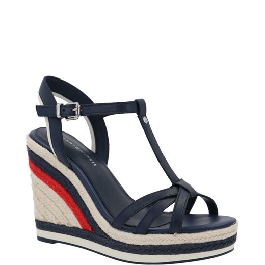 Tommy Hilfiger Koturny STRAPPY HIGH WEDGE Tommy Hilfiger 41 Gomez Fashion Store promocja