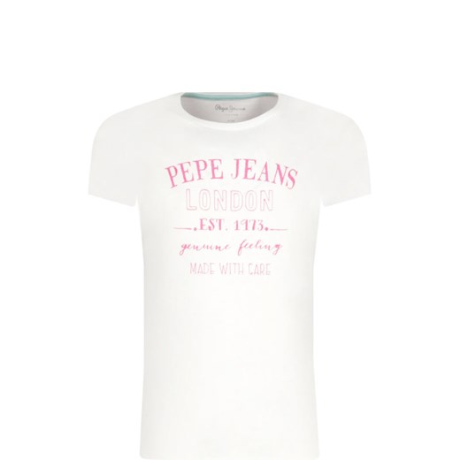 Pepe Jeans London T-shirt JASMINE | Regular Fit 128 wyprzedaż Gomez Fashion Store