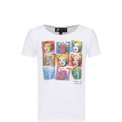 Pepe Jeans London T-shirt JENELL Andy Warhol By Pepe Jeans | Regular Fit 116 okazja Gomez Fashion Store