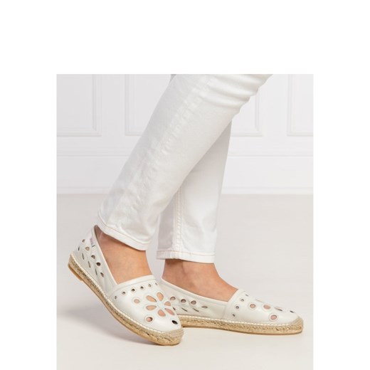 Red Valentino Skórzane espadryle Red Valentino 38 Gomez Fashion Store okazyjna cena