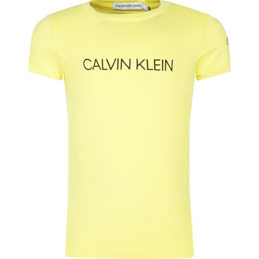 CALVIN KLEIN JEANS T-shirt INSTITUTIONAL | Slim Fit 128 promocyjna cena Gomez Fashion Store