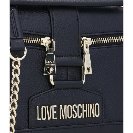 Love Moschino Skórzana listonoszka Love Moschino Uniwersalny Gomez Fashion Store wyprzedaż