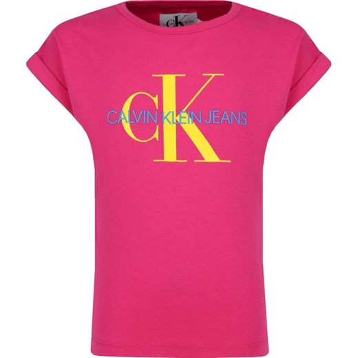 CALVIN KLEIN JEANS T-shirt MONOGRAM | Loose fit 104 okazyjna cena Gomez Fashion Store